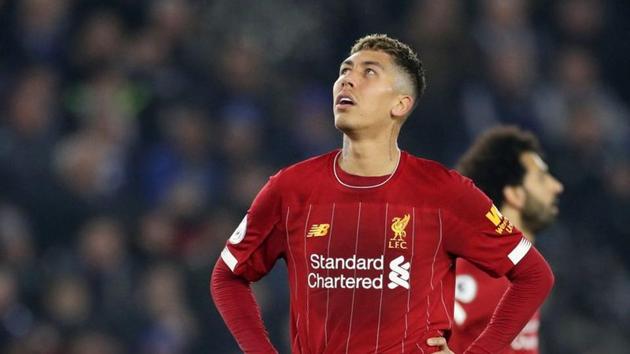 Soccer Football - Premier League - Leicester City v Liverpool - King Power Stadium, Leicester, Britain - December 26, 2019 Liverpool's Roberto Firmino reacts Action Images via Reuters/Carl Recine(Action Images via Reuters) Soccer Football - Premier League - Leicester City v Liverpool - King Power Stadium, Leicester, Britain - December 26, 2019 Liverpool's Roberto Firmino reacts Action Images via Reuters/Carl Recine(Action Images via Reuters)
