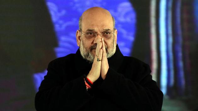Amit Shah will also be the chief guest at the ‘1st Ground Breaking Ceremony of Himachal Pradesh Global Investors’ Meet- 2019 in Shimla.(ANI Photo) Amit Shah will also be the chief guest at the ‘1st Ground Breaking Ceremony of Himachal Pradesh Global Investors’ Meet- 2019 in Shimla.(ANI Photo)