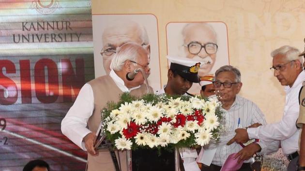 Khan said he had only responded to points raised by previous speakers as a person duty bound to defend and protect the Constitution. (Twitter/@KeralaGovernor) Khan said he had only responded to points raised by previous speakers as a person duty bound to defend and protect the Constitution. (Twitter/@KeralaGovernor)