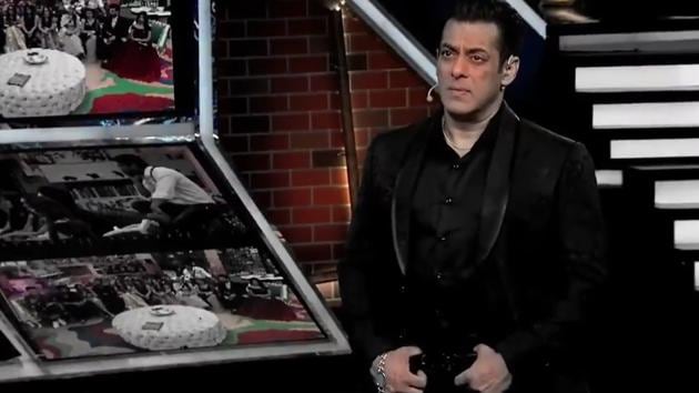 Salman Khan listens to participants on Bigg Boss 13.(Twitter)