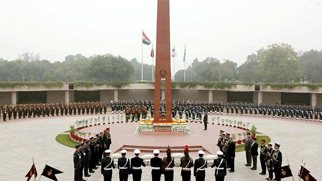 A government notification on Saturday set the retirement age of India’s soon to be named Chief of Defence Staff (CDS) at 65 years.(ANI Photo) A government notification on Saturday set the retirement age of India’s soon to be named Chief of Defence Staff (CDS) at 65 years.(ANI Photo)