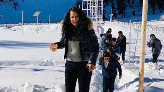 Kangana Ranaut is in Manali with her family.(Instagram)