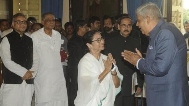 Bengal Governor and Chief Minister Mamata Banerjee’s relationship is frosty at best. (Samir Jana/HT Photo) Bengal Governor and Chief Minister Mamata Banerjee’s relationship is frosty at best. (Samir Jana/HT Photo)