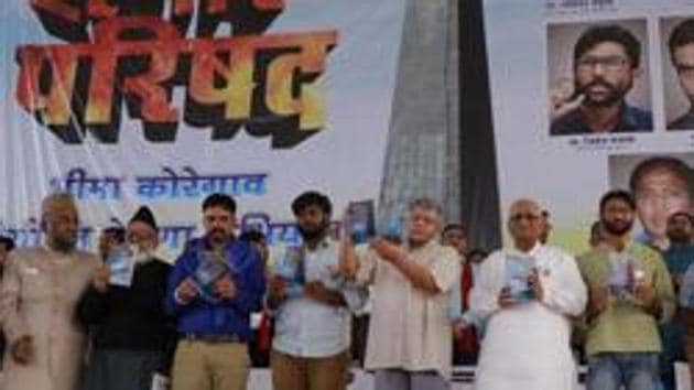 Shortly after the Bhima Koregaon clashes on New Year’s Day in 2018, the Pune (urban) police opened a separate investigation into an event held in the city a day before, called the Elgar Parishad that was attended by left-wing leaders, students and artists.(HT FILE) Shortly after the Bhima Koregaon clashes on New Year’s Day in 2018, the Pune (urban) police opened a separate investigation into an event held in the city a day before, called the Elgar Parishad that was attended by left-wing leaders, students and artists.(HT FILE)