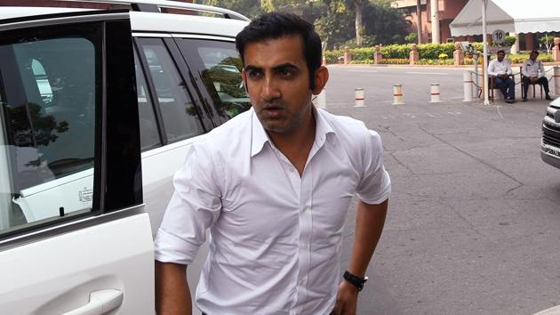 BJP MP Gautam Gambhir arrives at Parliament during the ongoing Winter Session, in New Delhi on Friday.(ANI Photo/ R Raveendran) BJP MP Gautam Gambhir arrives at Parliament during the ongoing Winter Session, in New Delhi on Friday.(ANI Photo/ R Raveendran)