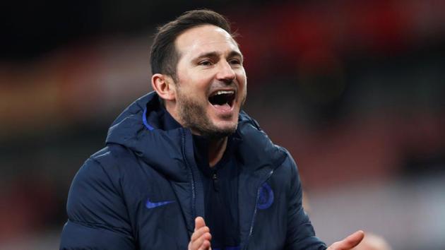 Chelsea manager Frank Lampard celebrates after the match(Action Images via Reuters) Chelsea manager Frank Lampard celebrates after the match(Action Images via Reuters)