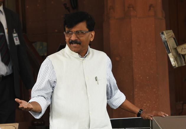 Shiv Sena leader Sanjay Raut seen during the winter session at Parliament in New Delhi.(Vipin Kumar/HT PHOTO) Shiv Sena leader Sanjay Raut seen during the winter session at Parliament in New Delhi.(Vipin Kumar/HT PHOTO)