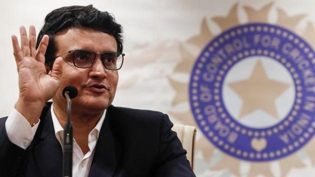 Former Indian cricketer and current BCCI (Board Of Control for Cricket in India) president Sourav Ganguly(REUTERS)