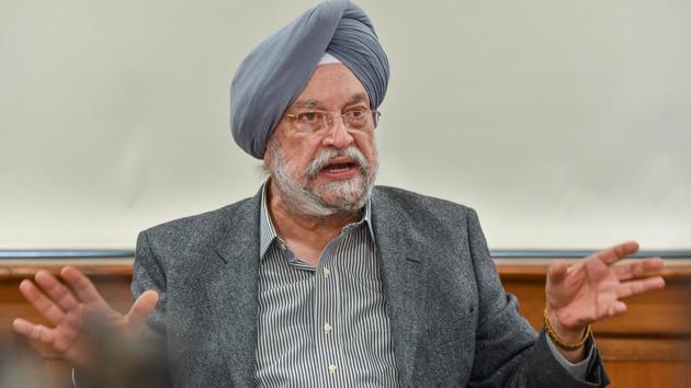 Civil Aviation Minister Hardeep Singh Puri launched the ‘e-BCAS Project: Training Module’ aimed at helping more than 1.5 lakh employees of various stakeholders by migrating from manual process of training to digital platform. (PTI Photo) Civil Aviation Minister Hardeep Singh Puri launched the ‘e-BCAS Project: Training Module’ aimed at helping more than 1.5 lakh employees of various stakeholders by migrating from manual process of training to digital platform. (PTI Photo)