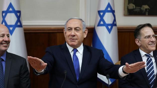 Netanyahu, who was re-elected leader of the ruling Likud party last week, has long accused judicial and law enforcement officials of trying to drive him from office and has said only the voters can choose who will lead the country.(REUTERS Photo)