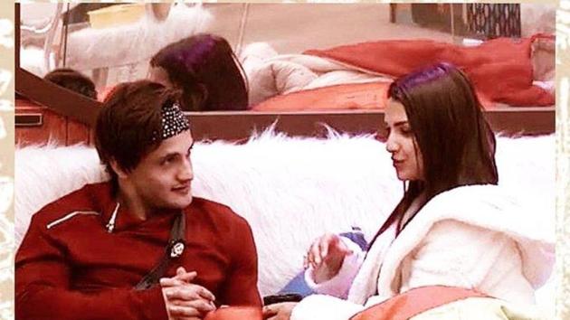 Himanshi Khurana and Asim Riaz on Bigg Boss 13. Himanshi Khurana and Asim Riaz on Bigg Boss 13.