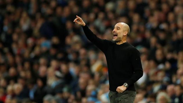 Manchester City manager Pep Guardiola.(Action Images via Reuters)
