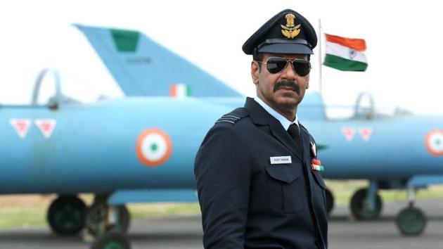 Ajay Devgn’s first look in Bhuj: The Pride of India. Ajay Devgn’s first look in Bhuj: The Pride of India.