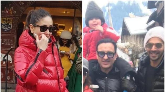 Saif Ali Khan, Kareena Kapoor Khan and Taimur Ali Khan are holidaying in Switzerland.