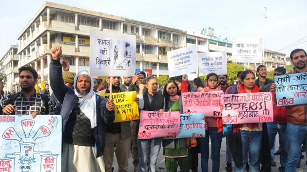 People protest against CAA (Amal KS / Hindustan Times) People protest against CAA (Amal KS / Hindustan Times)