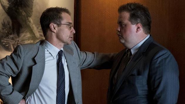 Richard Jewell movie review: This image released by Warner Bros. Pictures shows Sam Rockwell, left, and Paul Walter Hauser in a scene from Clint Eastwood’s new film.(AP)