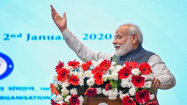 Prime Minister Narendra Modi speaks during the launch of five Defence Research and Development (DRDO) young scientists laboratories during his two-day visit in Karnataka, in Bengaluru. (Photo: PTI) Prime Minister Narendra Modi speaks during the launch of five Defence Research and Development (DRDO) young scientists laboratories during his two-day visit in Karnataka, in Bengaluru. (Photo: PTI)