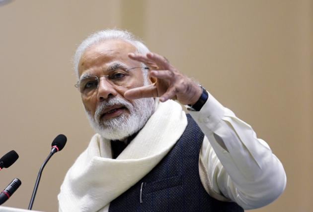 Prime Minister Narendra Modi is on a two-day visit to Karnataka. (ANI PHOTO) Prime Minister Narendra Modi is on a two-day visit to Karnataka. (ANI PHOTO)