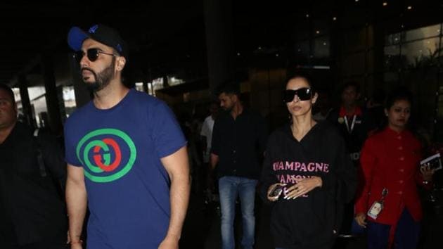 Arjun Kapoor and Malaika Arora were in Goa for New Year 2020.(Varinder Chawla)