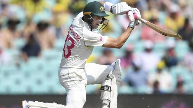 Australia's Marnus Labuschagne bats on day one of the third cricket Test match between Australia and New Zealand at the Sydney Cricket Ground in Sydney, Australia Friday, Jan. 3 2020.(AP)