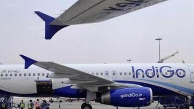 A file photo of IndiGo Airlines aircraft(Reuters File Photo)