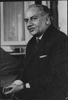 Faiz Ahmad Faiz, the revolutionary Urdu poet, who wrote, among his other legendary poems,(HT Archives)