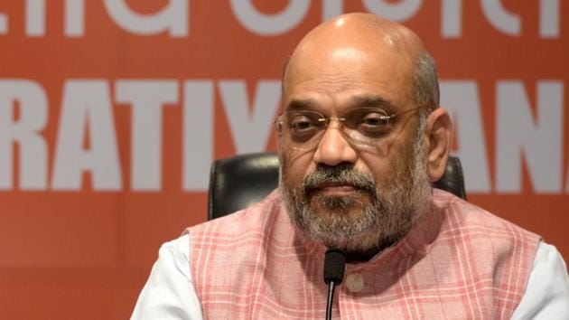 Union home minister Amit Shah (Mohd Zakir/HT PHOTO) Union home minister Amit Shah (Mohd Zakir/HT PHOTO)