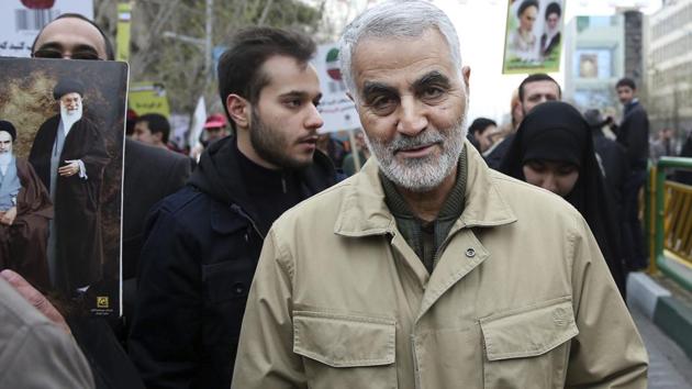A US strike killed top Iranian commander Qasem Soleimani at Baghdad’s airport early Friday.(AP File Photo)