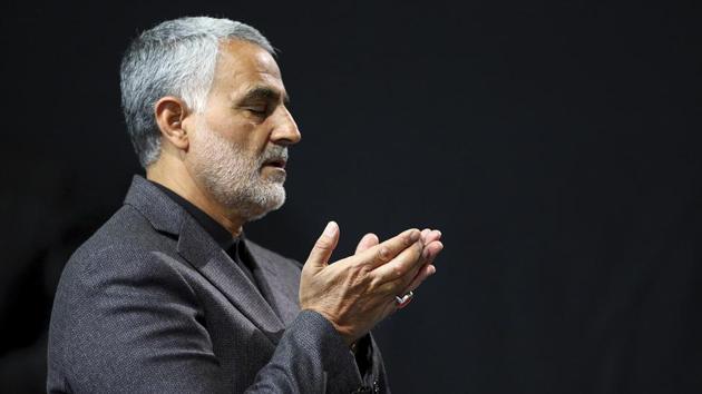 The US strike killed Qassem Soleimani, the Iranian general who led the Revolutionary Guards’ Quds force, according to two people familiar with the matter.(AP File Photo) The US strike killed Qassem Soleimani, the Iranian general who led the Revolutionary Guards’ Quds force, according to two people familiar with the matter.(AP File Photo)
