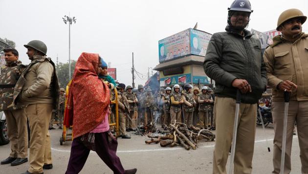 Additional forces are being deployed in some districts of Uttar Pradesh on January 3, 2020, to ensure Friday prayers passed off peacefully.(REUTERS File/ Representational Photo) Additional forces are being deployed in some districts of Uttar Pradesh on January 3, 2020, to ensure Friday prayers passed off peacefully.(REUTERS File/ Representational Photo)
