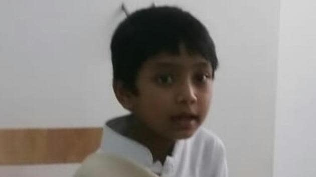 Seven-year-old author Soborno Bari.(HT PHOTO) Seven-year-old author Soborno Bari.(HT PHOTO)