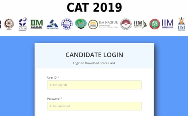 IIM CAT score card out(IIM CAT)