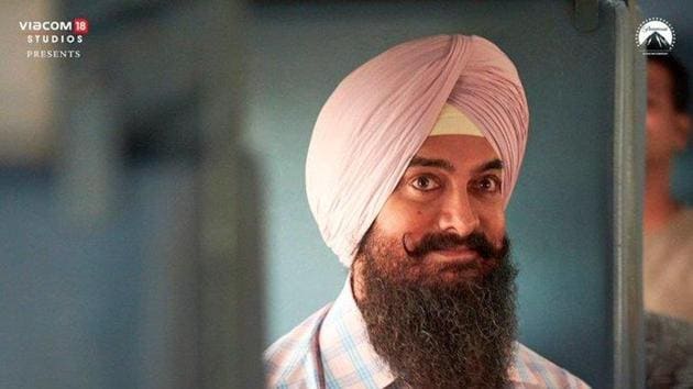 Aamir Khan looks innocent and cute in the first poster of Laal Singh Chaddha.