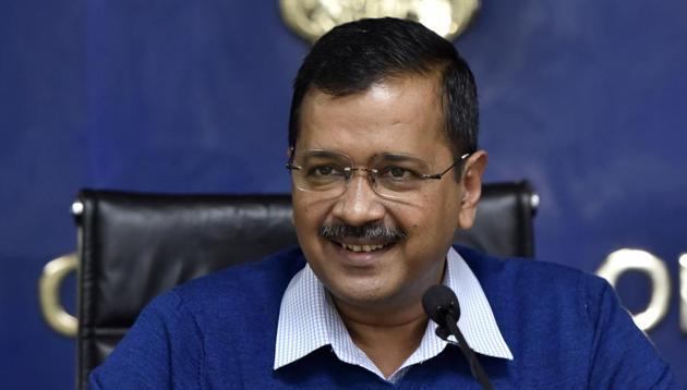 After the LS polls, the BJP was seen as having the edge. Then, Kejriwal changed his strategy and emerged as the favourite. The contest, after CAA, has once again become open.(Sanjeev Verma/HT PHOTO)