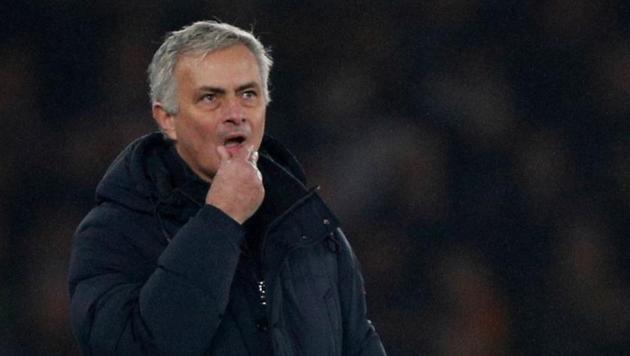 Tottenham Hotspur manager Jose Mourinho.(REUTERS) Tottenham Hotspur manager Jose Mourinho.(REUTERS)