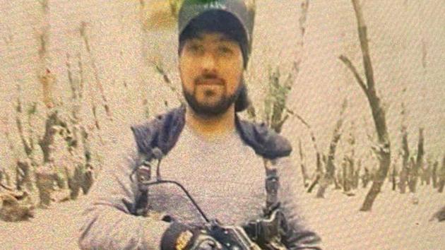 File photo of Lashkar militant Nisar Ahmad Dar.(ANI photo) File photo of Lashkar militant Nisar Ahmad Dar.(ANI photo)