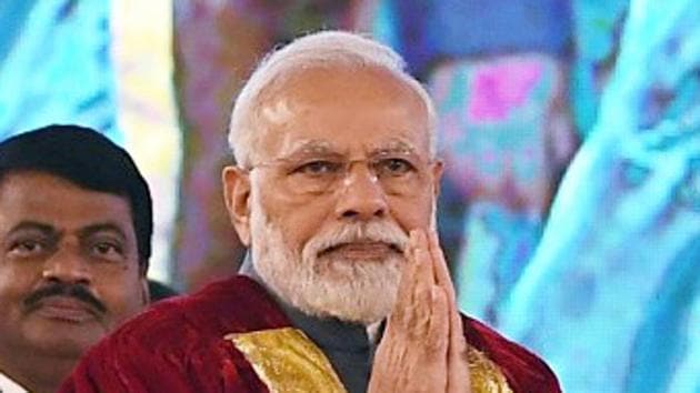 Prime Minister Narendra Modi at the inauguration of the 107th session of Indian Science Congress at University of Agricultural Sciences, in Bengaluru. (ANI Photo) Prime Minister Narendra Modi at the inauguration of the 107th session of Indian Science Congress at University of Agricultural Sciences, in Bengaluru. (ANI Photo)