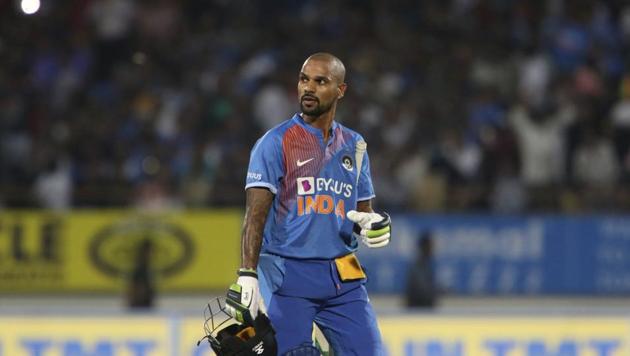 File image of Shikhar Dhawan.(AP)