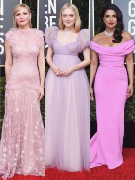 Pink also had quite a moment at the red carpet, from Kirsten Dunst’s gorgeous Rodarte number to Priyanka Chopra Jonas’ pink off-shoulder Cristina Ottaviano which she wore with Bvlgari diamond necklace and rings. (instagram) Pink also had quite a moment at the red carpet, from Kirsten Dunst’s gorgeous Rodarte number to Priyanka Chopra Jonas’ pink off-shoulder Cristina Ottaviano which she wore with Bvlgari diamond necklace and rings. (instagram)