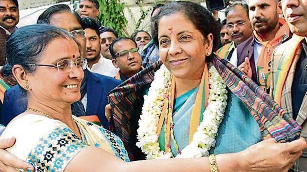 Union finance minister Nirmala Sitharaman (left) being felicitated in Jaipur; and defence minister Rajnath Singh releases a booklet in Lucknow, as part of the BJP’s awareness campaign for the amended citizenship act on Sunday. (ANI photo) Union finance minister Nirmala Sitharaman (left) being felicitated in Jaipur; and defence minister Rajnath Singh releases a booklet in Lucknow, as part of the BJP’s awareness campaign for the amended citizenship act on Sunday. (ANI photo)