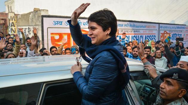 Congress General Secretary Priyanka Gandhi Vadra(PTI file photo)