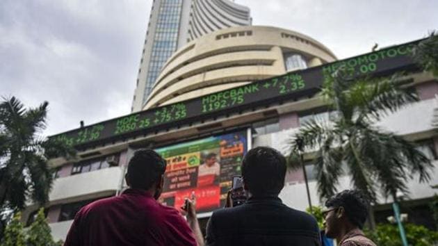 The Sensex had ended 162.03 points, or 0.39 per cent, lower at 41,464.61 on Friday as well. (PTI Photo) The Sensex had ended 162.03 points, or 0.39 per cent, lower at 41,464.61 on Friday as well. (PTI Photo)
