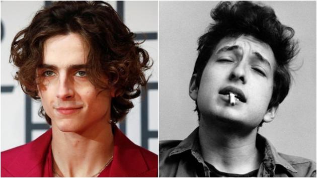 Timothee Chalamet is in talks to pay Bob Dylan.