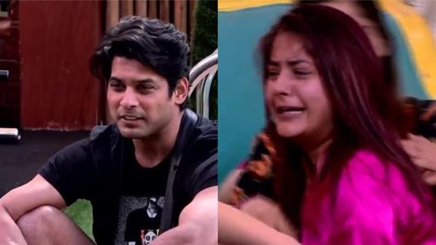 Bigg Boss 13: Shehnaaz Gill broke down after Sidharth Shukla continued to irritate her.