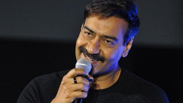 Bollywood actor Ajay Devgn during the promotion of his movie Tanhaji: The Unsung Warrior.(PTI)