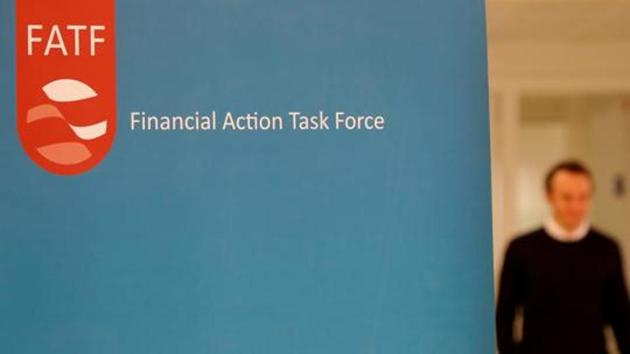 The logo of the Financial Action Task Force (FACTF) is seen during a news conference after a plenary session at the OECD Headquarters in Paris, France.(REUTERS File) The logo of the Financial Action Task Force (FACTF) is seen during a news conference after a plenary session at the OECD Headquarters in Paris, France.(REUTERS File)