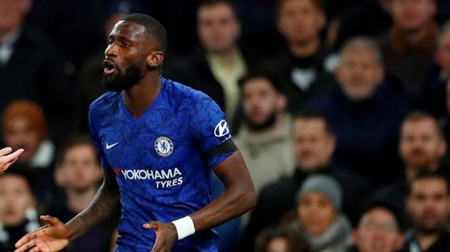 File photo of Chelsea's Antonio Rudiger. (REUTERS)