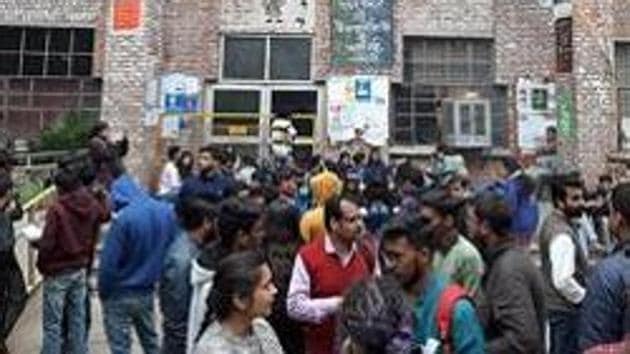 JNU students (HT file)