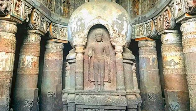 Restored Ajanta caves paintings to be on display.(Trip Sparrow/Instagram)