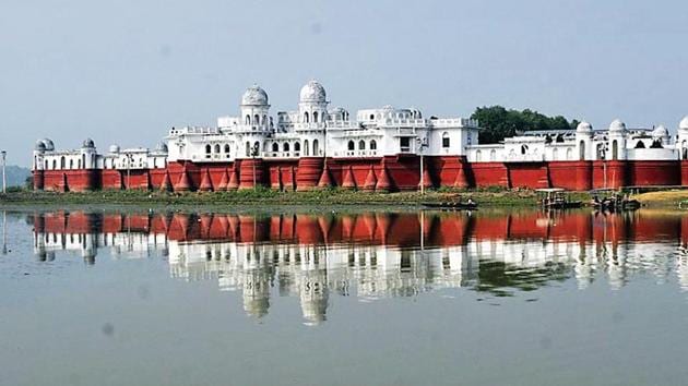 Neermahal was built in the 1930s in the middle of a lake at Melagarh in Sepahijala district. (HT photo) Neermahal was built in the 1930s in the middle of a lake at Melagarh in Sepahijala district. (HT photo)